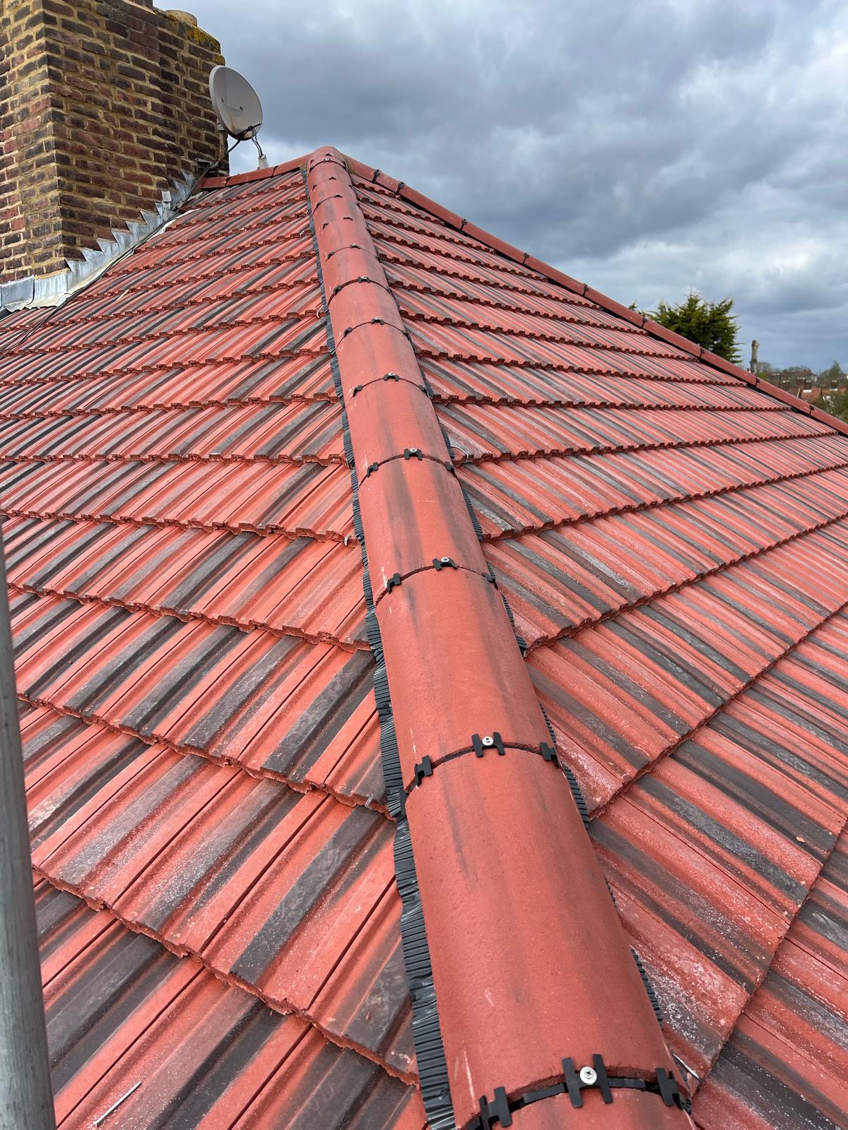 Dry Ridge & Hip System — roofing work in the South