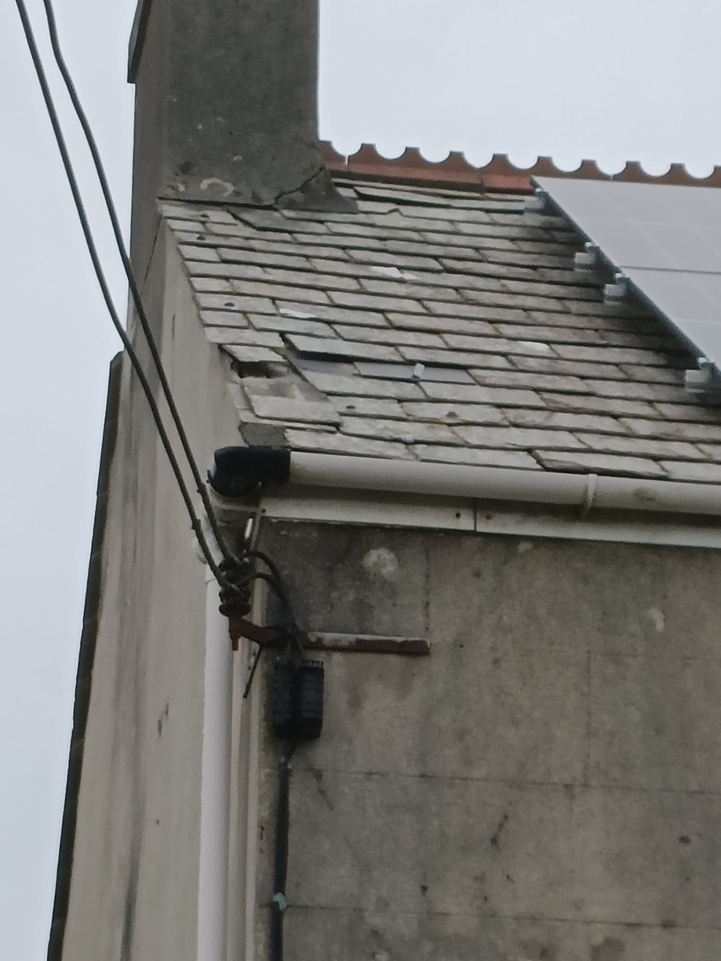 Slate Verge & Gutter Repair — roofing work in the South