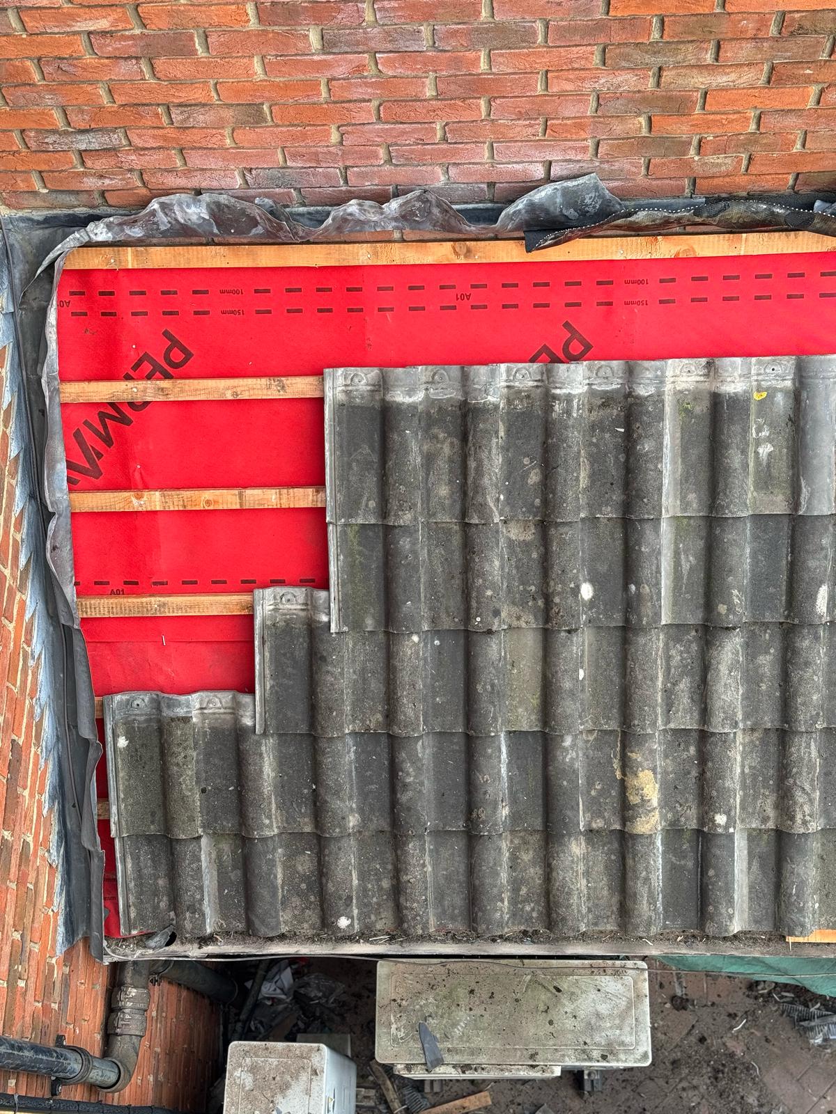 Garage Roof Membrane & Battens — roofing work in the South