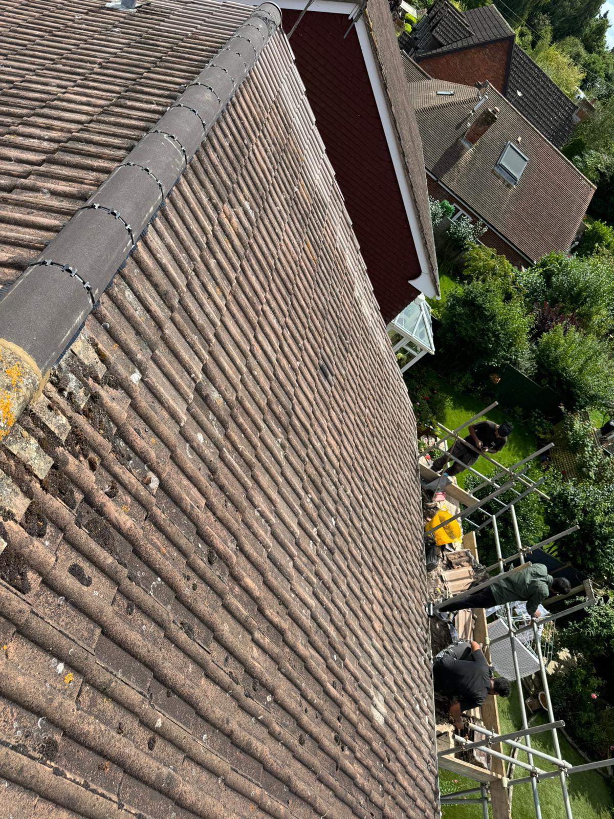 Full Roof Strip & Re-tile — South of England
