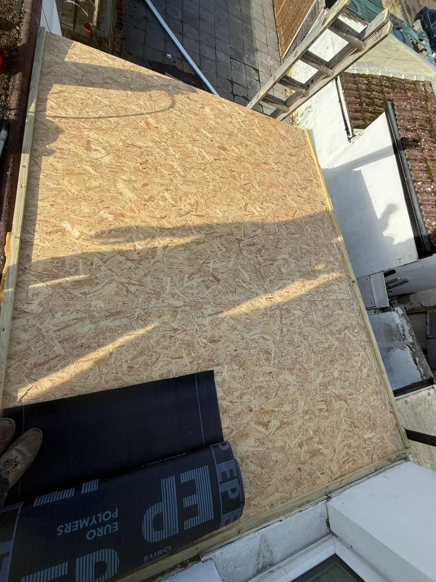 New EPDM Rubber Flat Roof — South of England