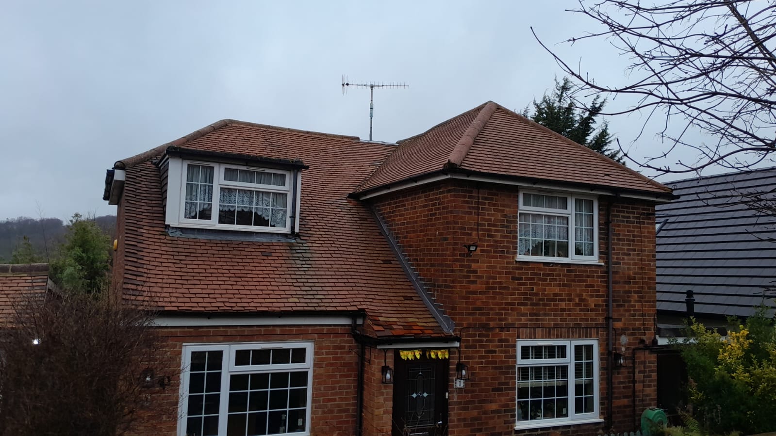 Professional roofing work