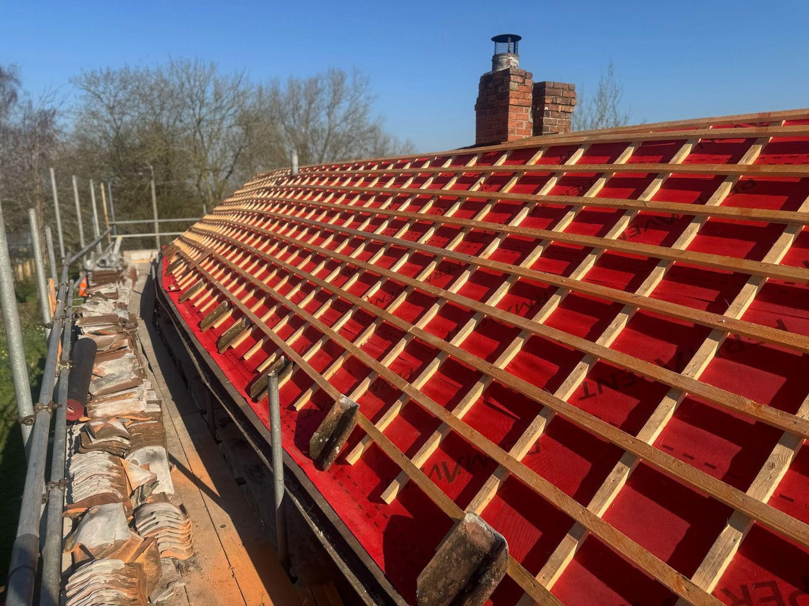 Full Strip & Counter Batten — roofing work in the South