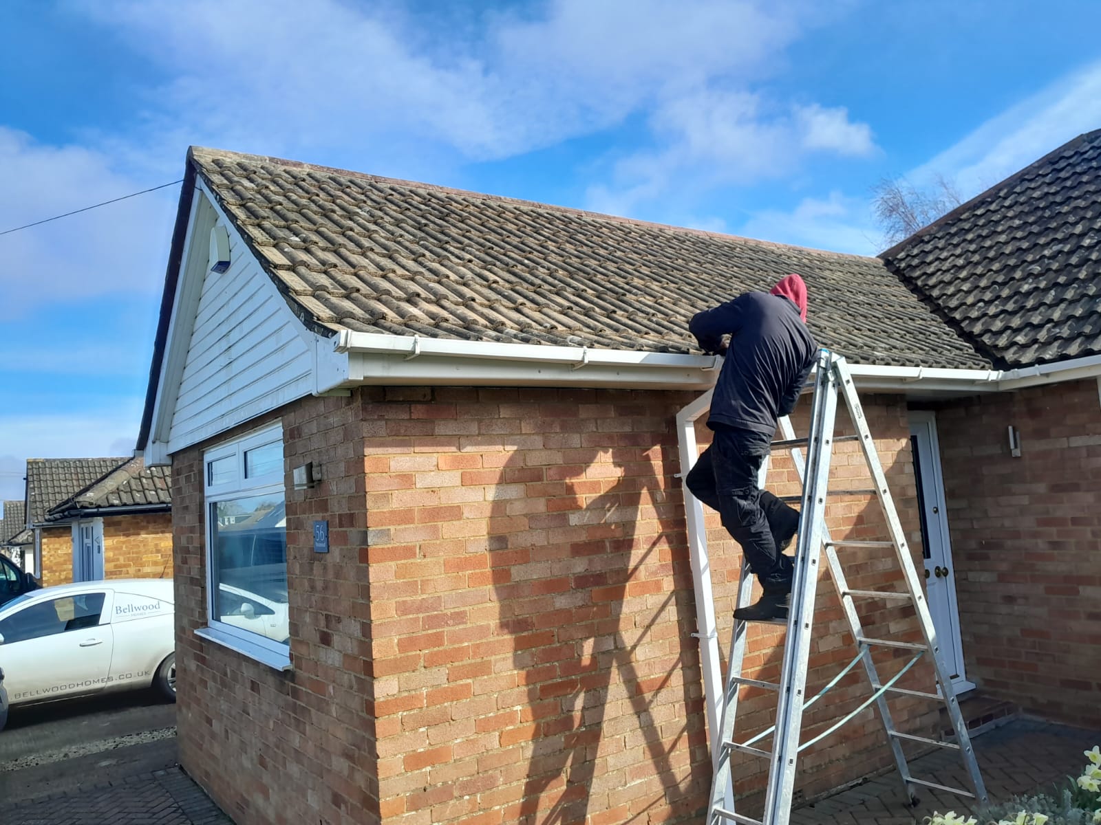 Gutter Clearance & Inspection — roofing work in the South