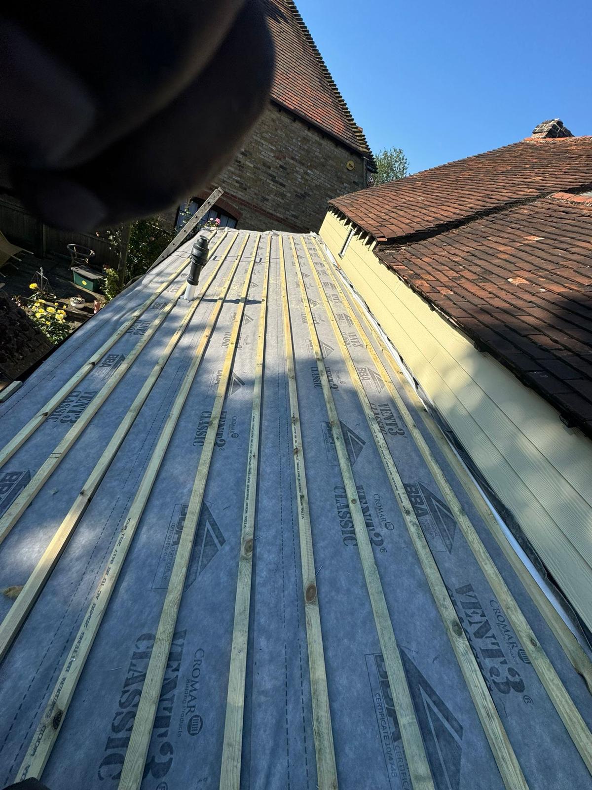 Cromar Membrane & Counter Battens — roofing work in the South
