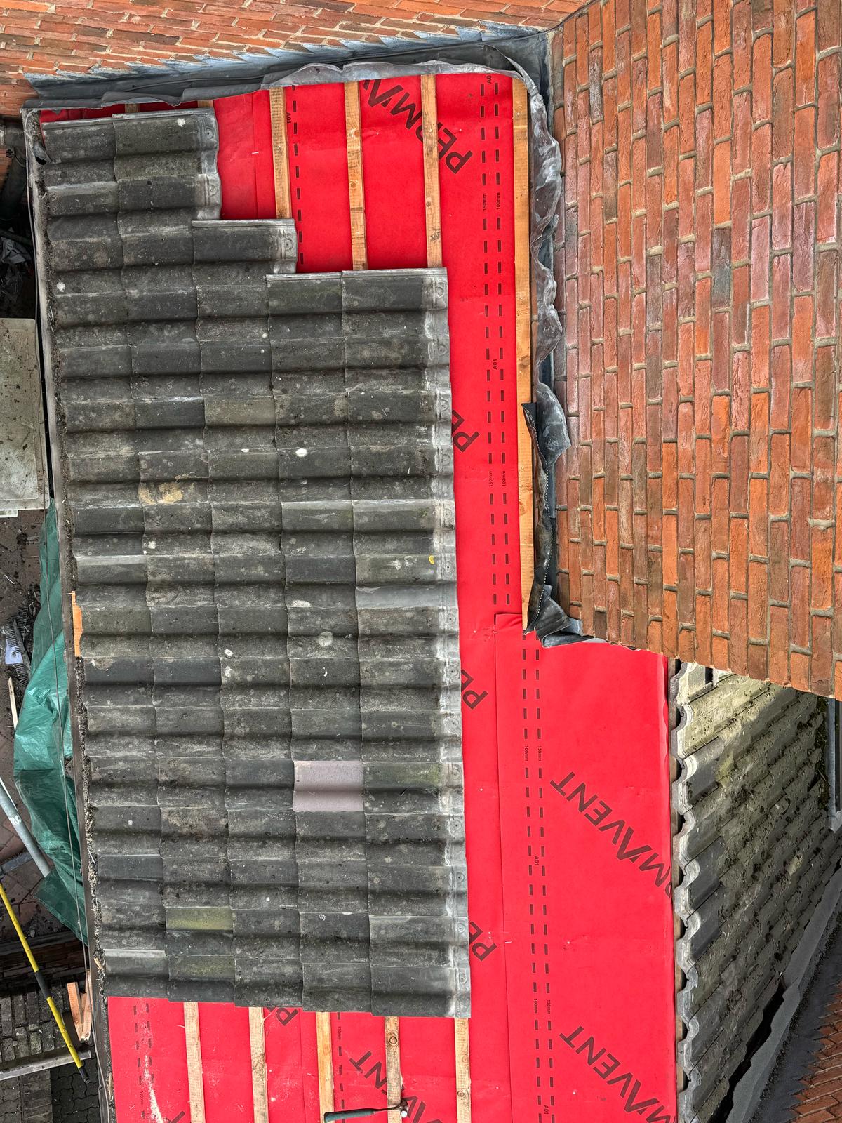 Strip & Re-lay Over Permavent — roofing work in the South