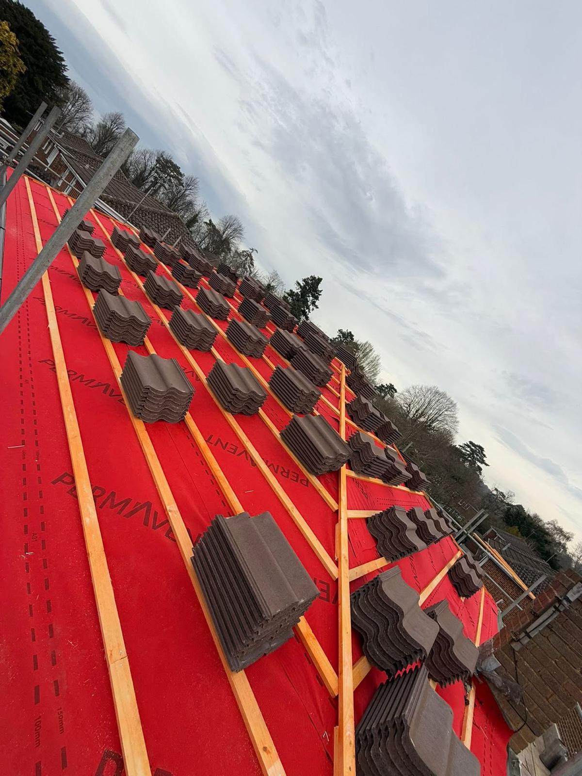 Permavent Underlay & Tile Load-Out — roofing work in the South