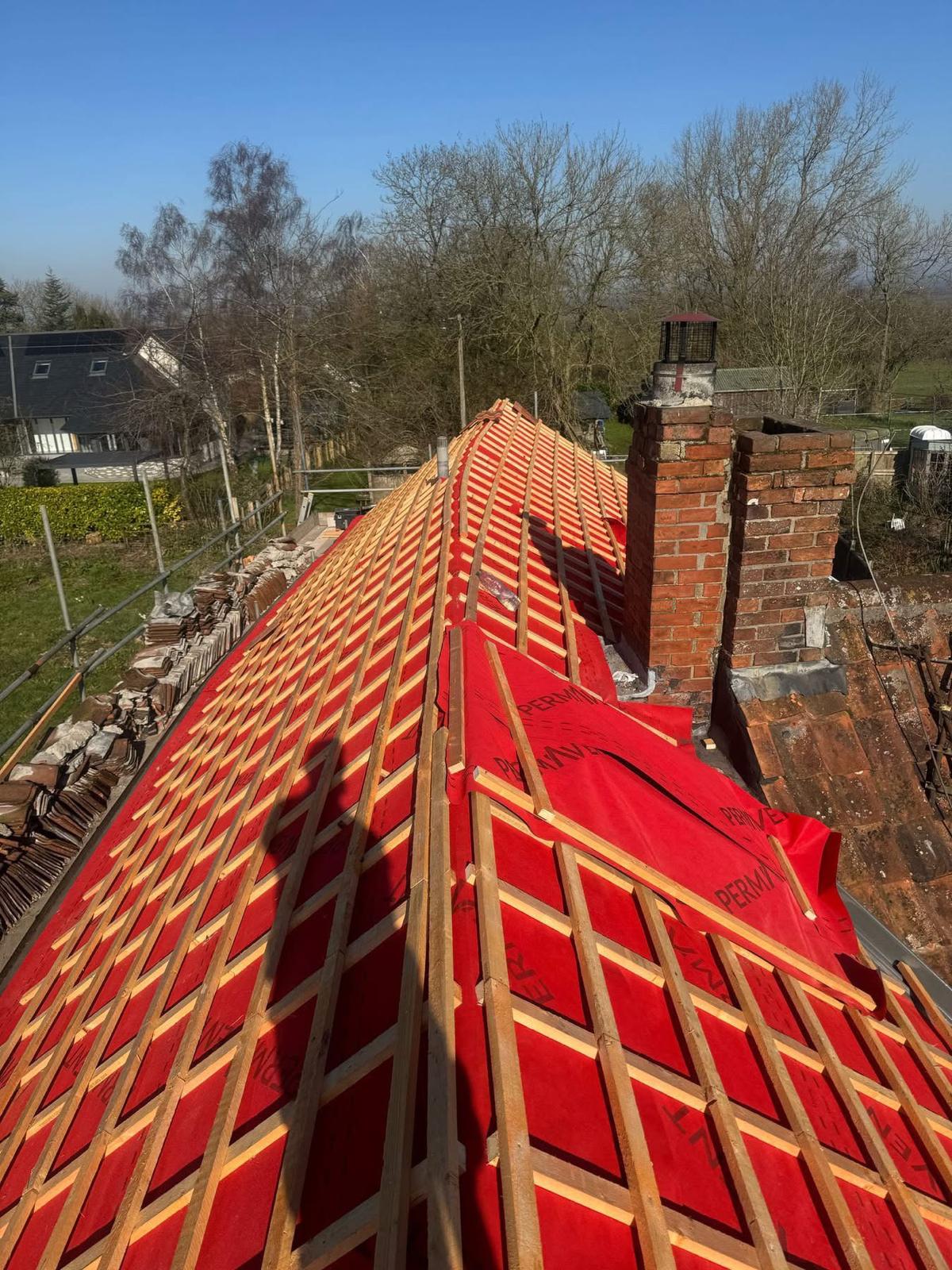 Barn Conversion Re-roof — roofing work in the South